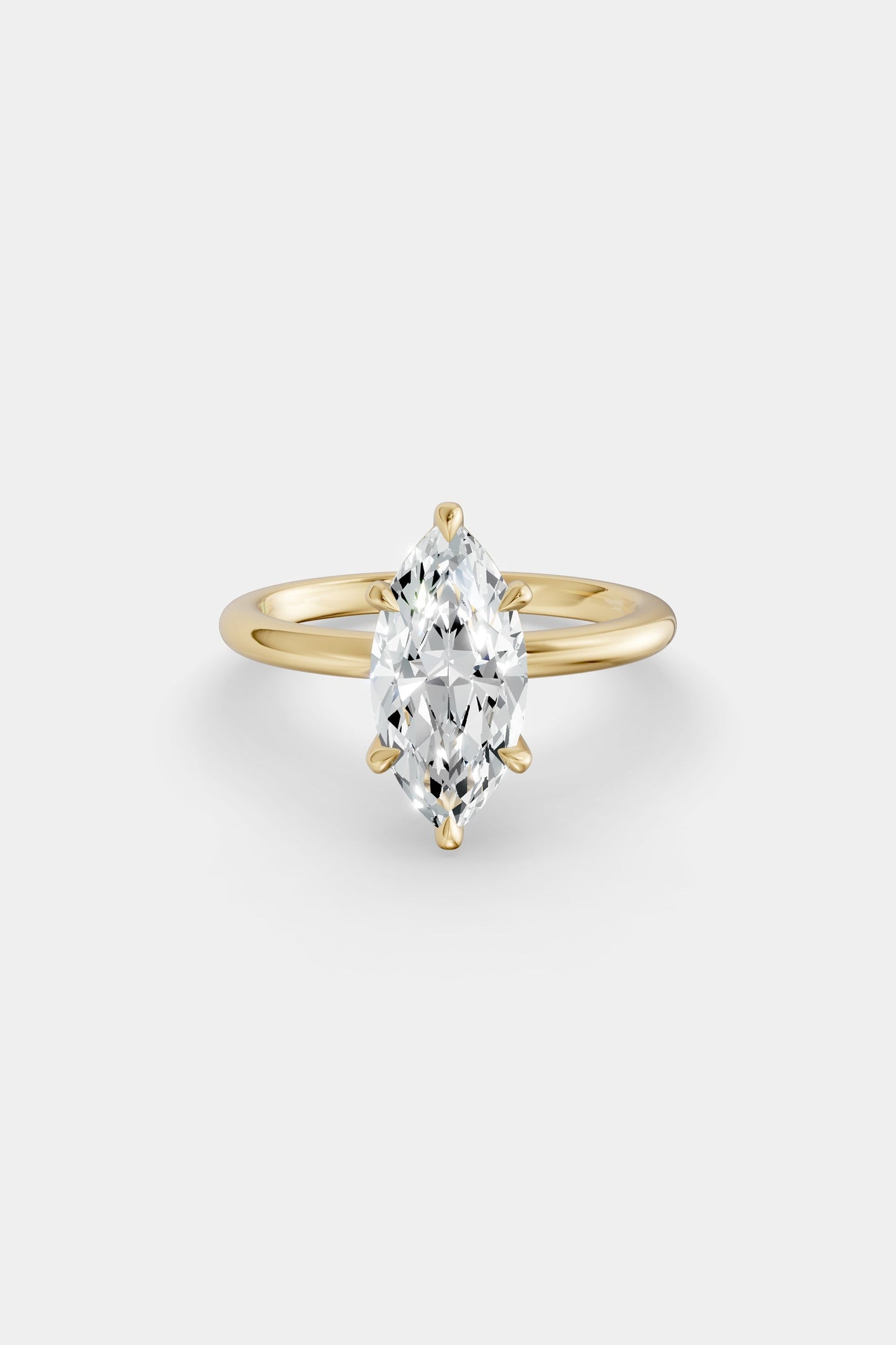 Diamond Solitaire Ring | Piccolo Band