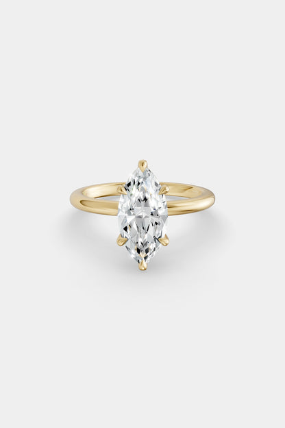 Diamond Solitaire Ring | Piccolo Band