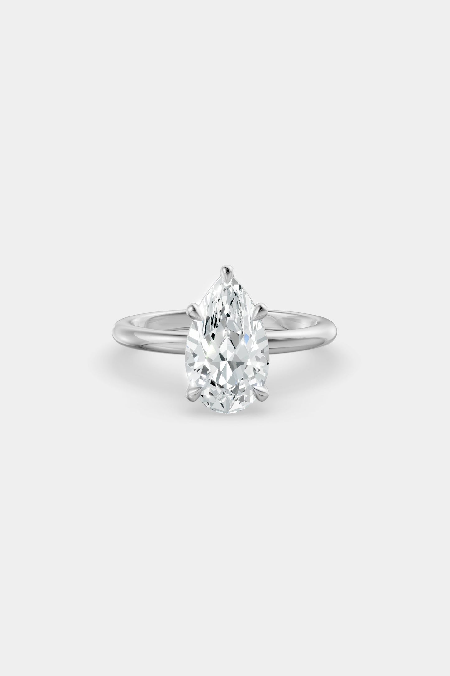 Diamond Solitaire Ring | Piccolo Band