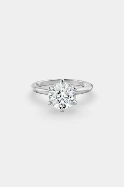 Diamond Solitaire Ring | Piccolo Band