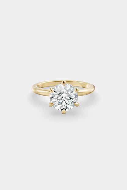 Diamond Solitaire Ring | Piccolo Band
