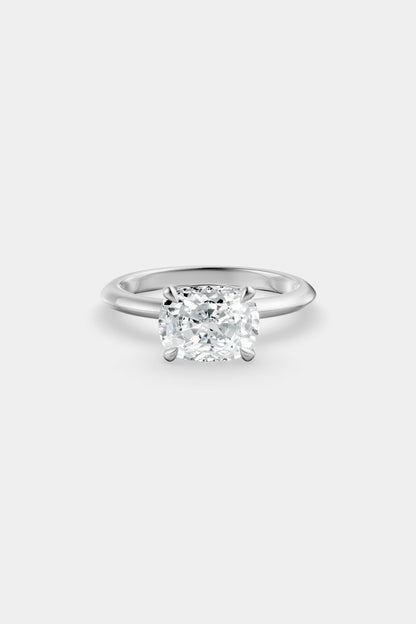 East West Diamond Solitaire Ring | Gwen Band