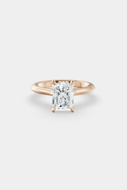 Diamond Solitaire Ring | Traditional Band