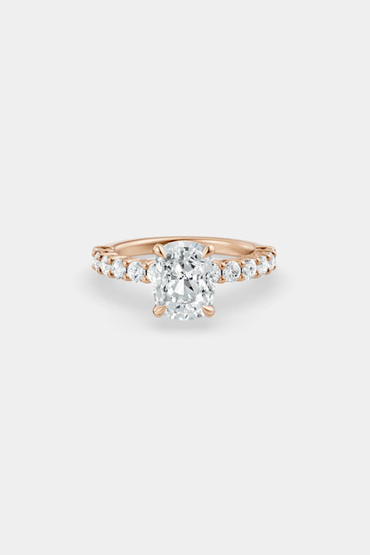 Diamond Solitaire Ring | 0.05ct Diamond Half Eternity Band