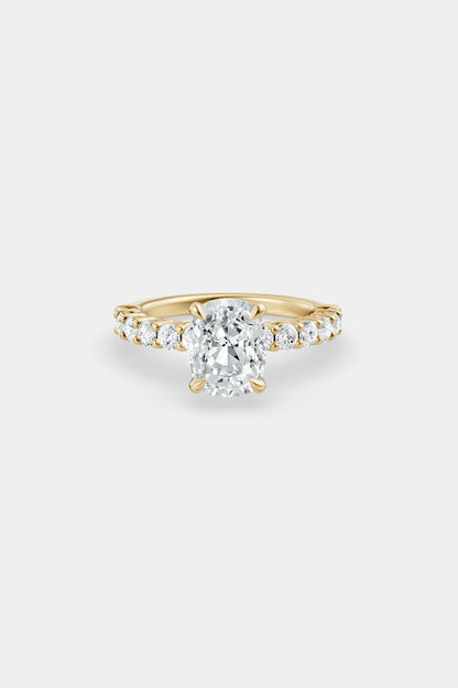 Diamond Solitaire Ring | 0.05ct Diamond Half Eternity Band