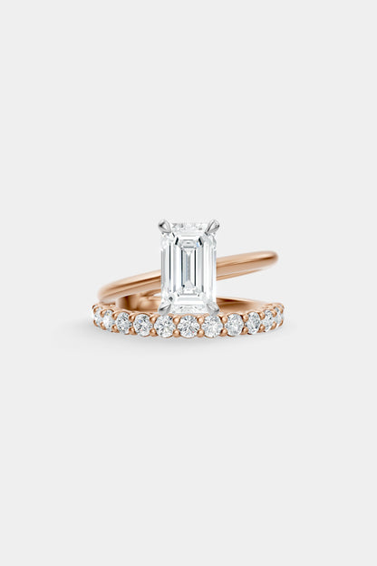 Double Band Diamond Ring | 0.05ct Diamond Band