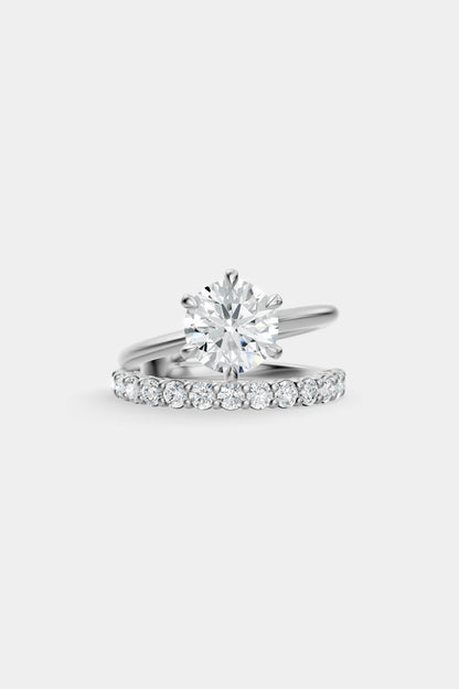Double Band Diamond Ring | 0.05ct Diamond Band
