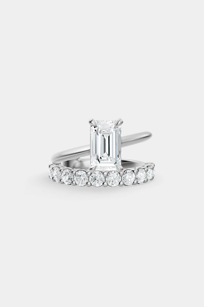 Double Band Diamond Ring | 0.10ct Diamond Band