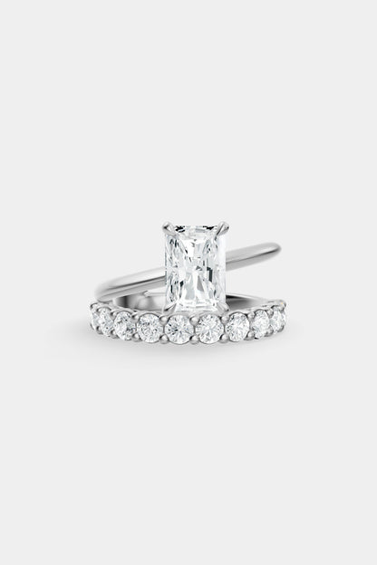 Double Band Diamond Ring | 0.10ct Diamond Band