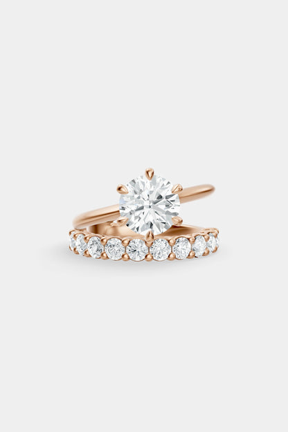 Double Band Diamond Ring | 0.10ct Diamond Band