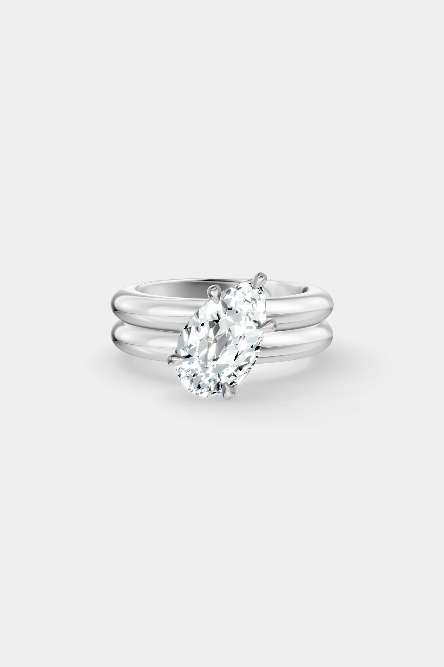 Diamond Double Orielle Ring | Customisable