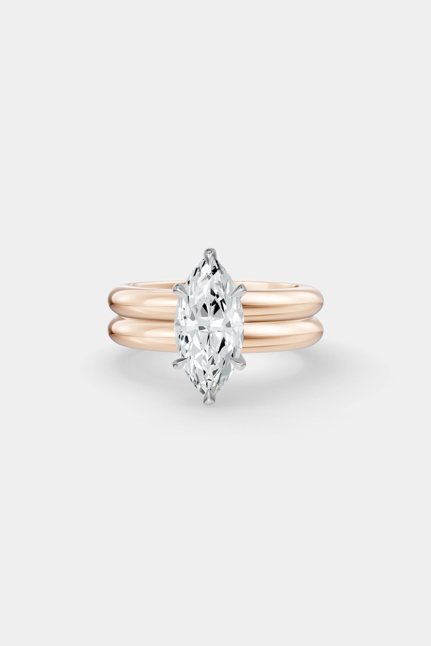 Diamond Double Orielle Ring | Customisable