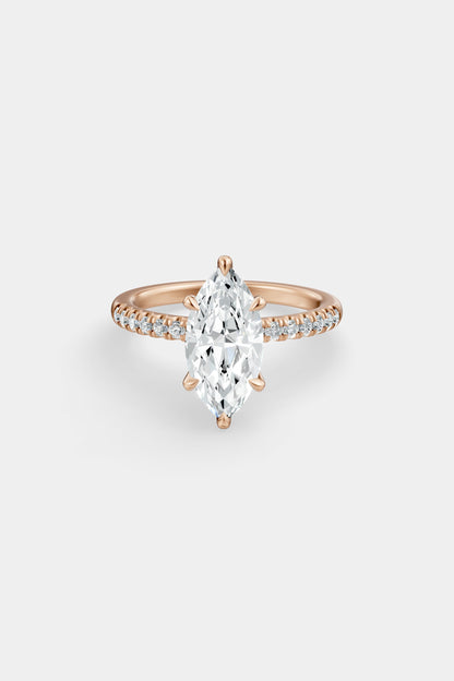 Diamond Solitaire Ring | Harley Diamond Band