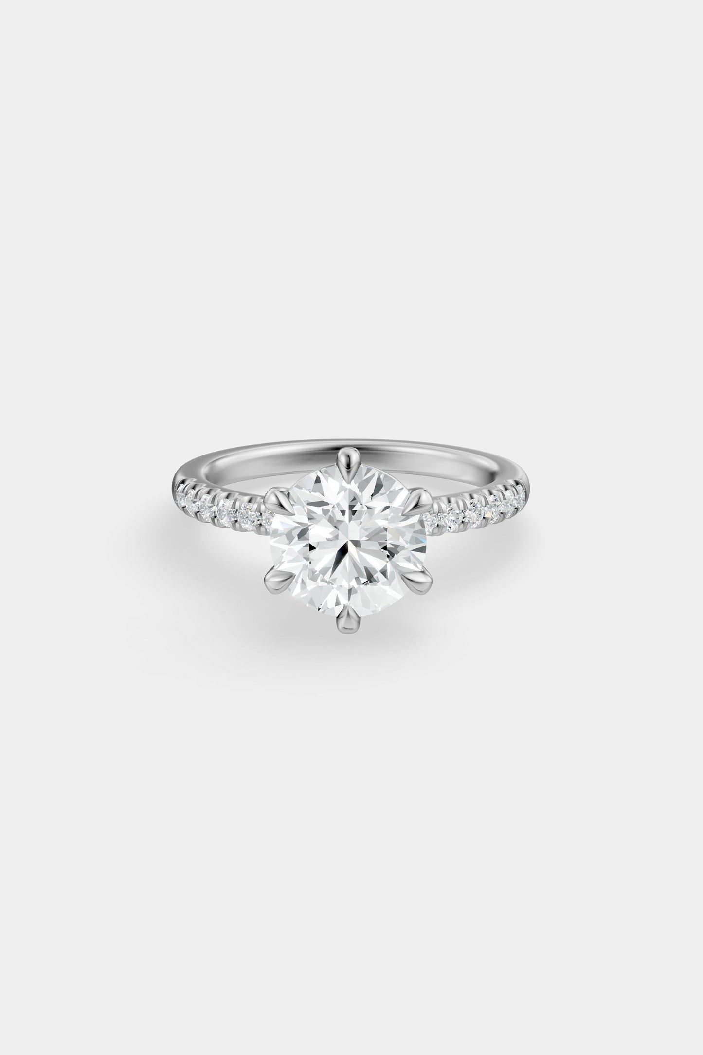 Diamond Solitaire Ring | Harley Diamond Band