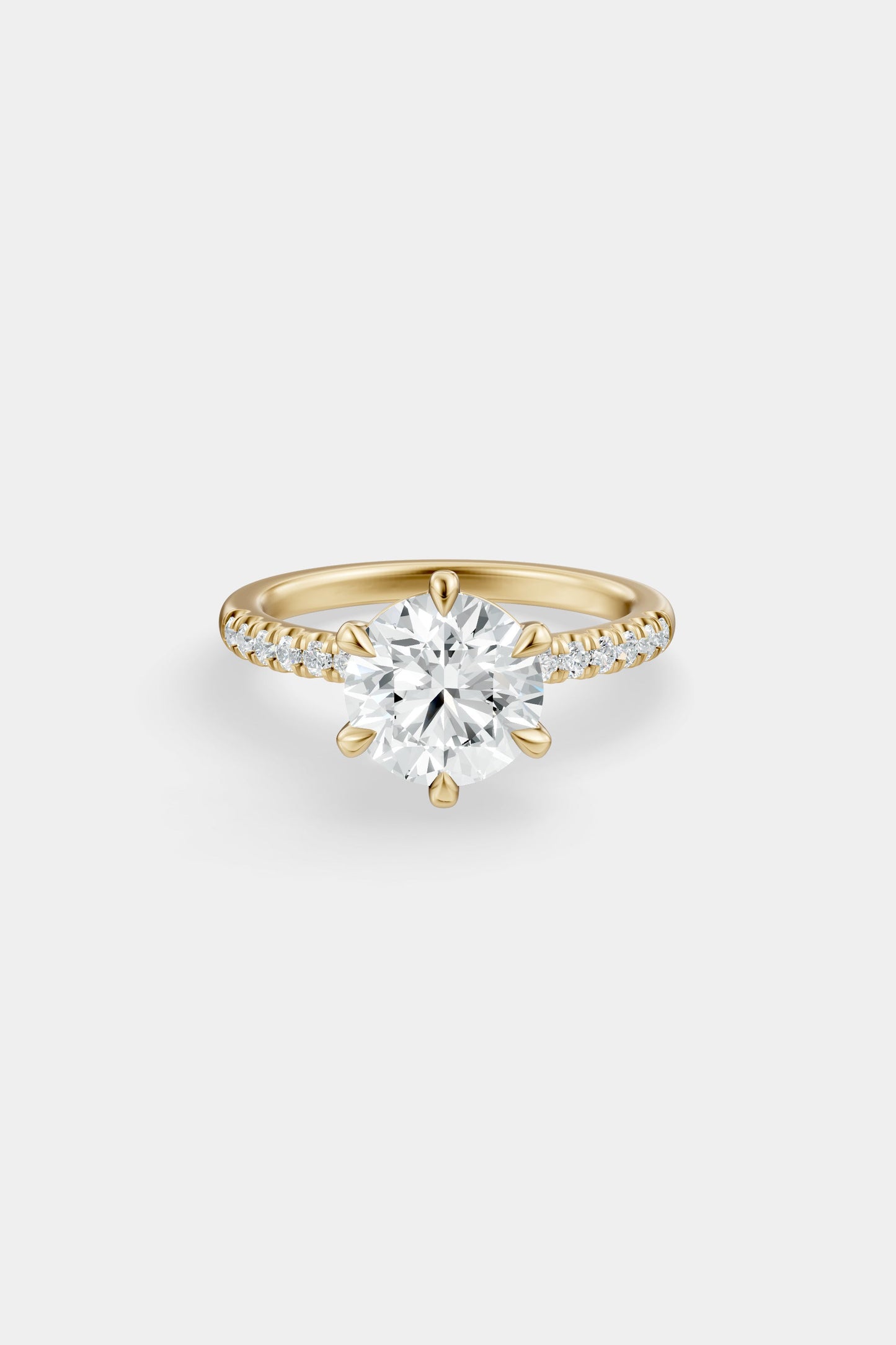 Diamond Solitaire Ring | Harley Diamond Band