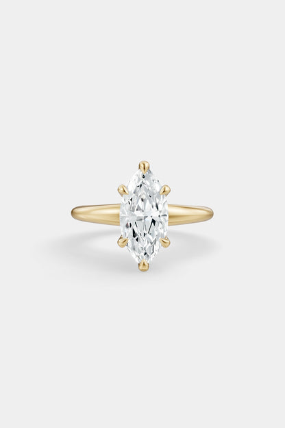 Diamond Solitaire Ring | Heidi Band