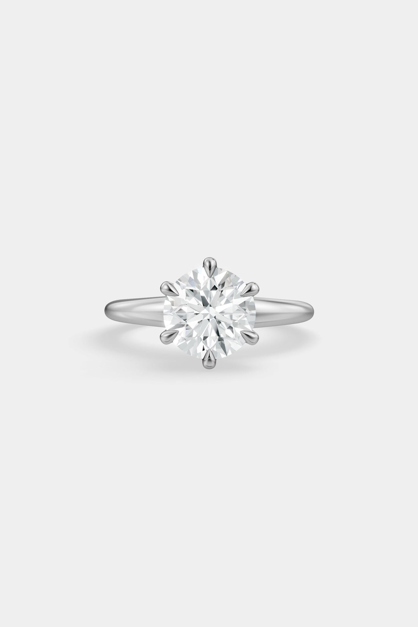 Diamond Solitaire Ring | Heidi Band