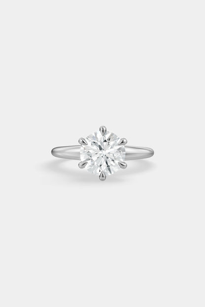 Diamond Solitaire Ring | Heidi Band