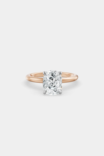 Diamond Solitaire Ring | Traditional Band
