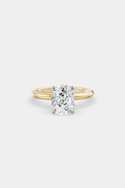 Diamond Solitaire Ring | Traditional Band