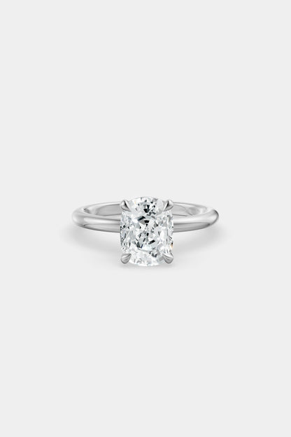 Diamond Solitaire Ring | Traditional Band