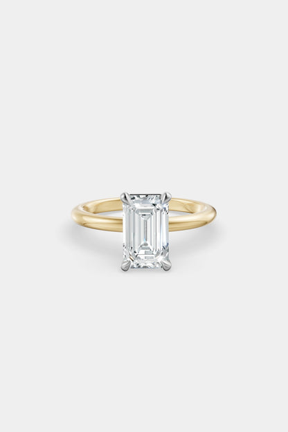 Diamond Solitaire Ring | Traditional Band