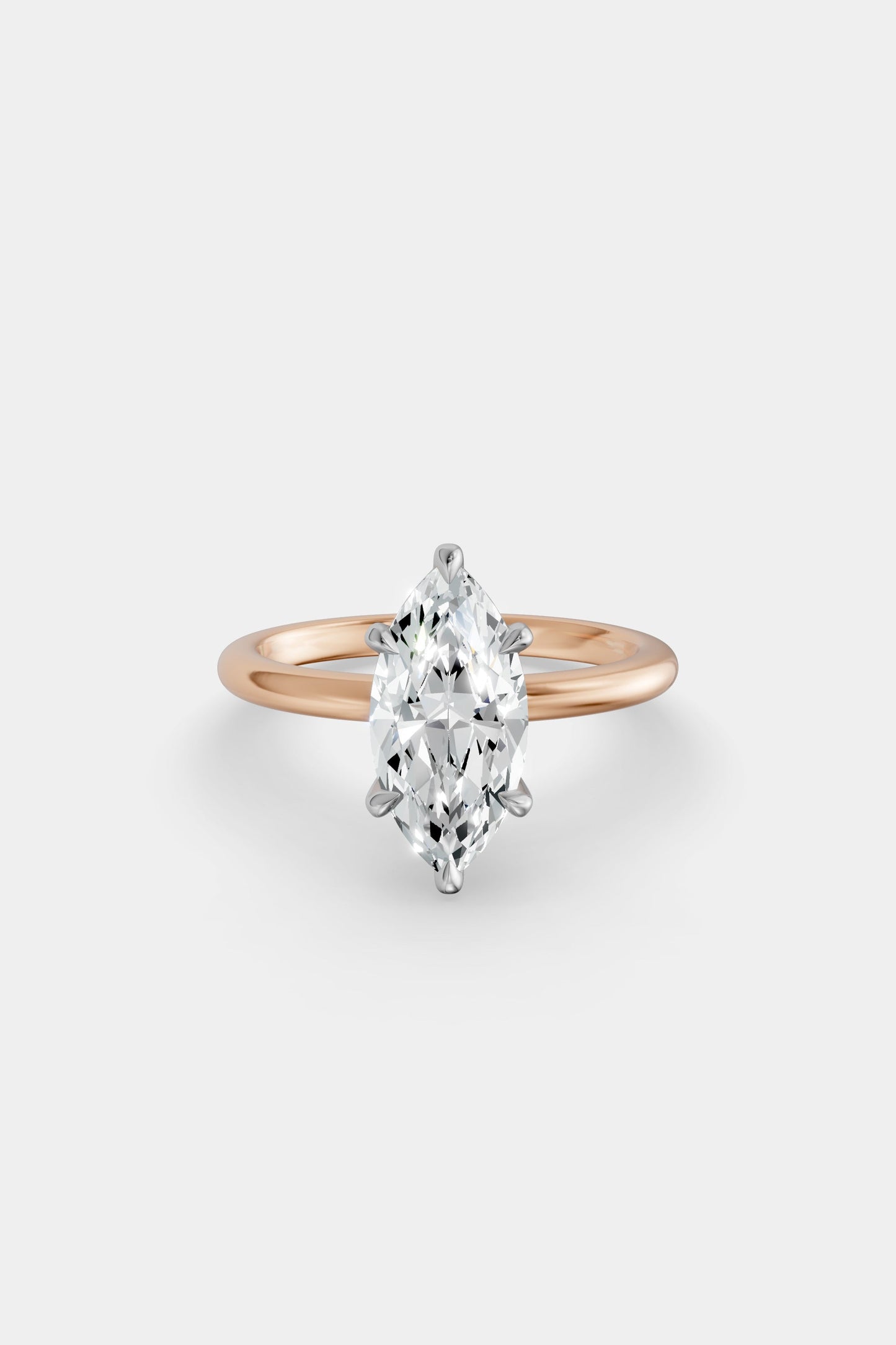 Diamond Solitaire Ring | Traditional Band
