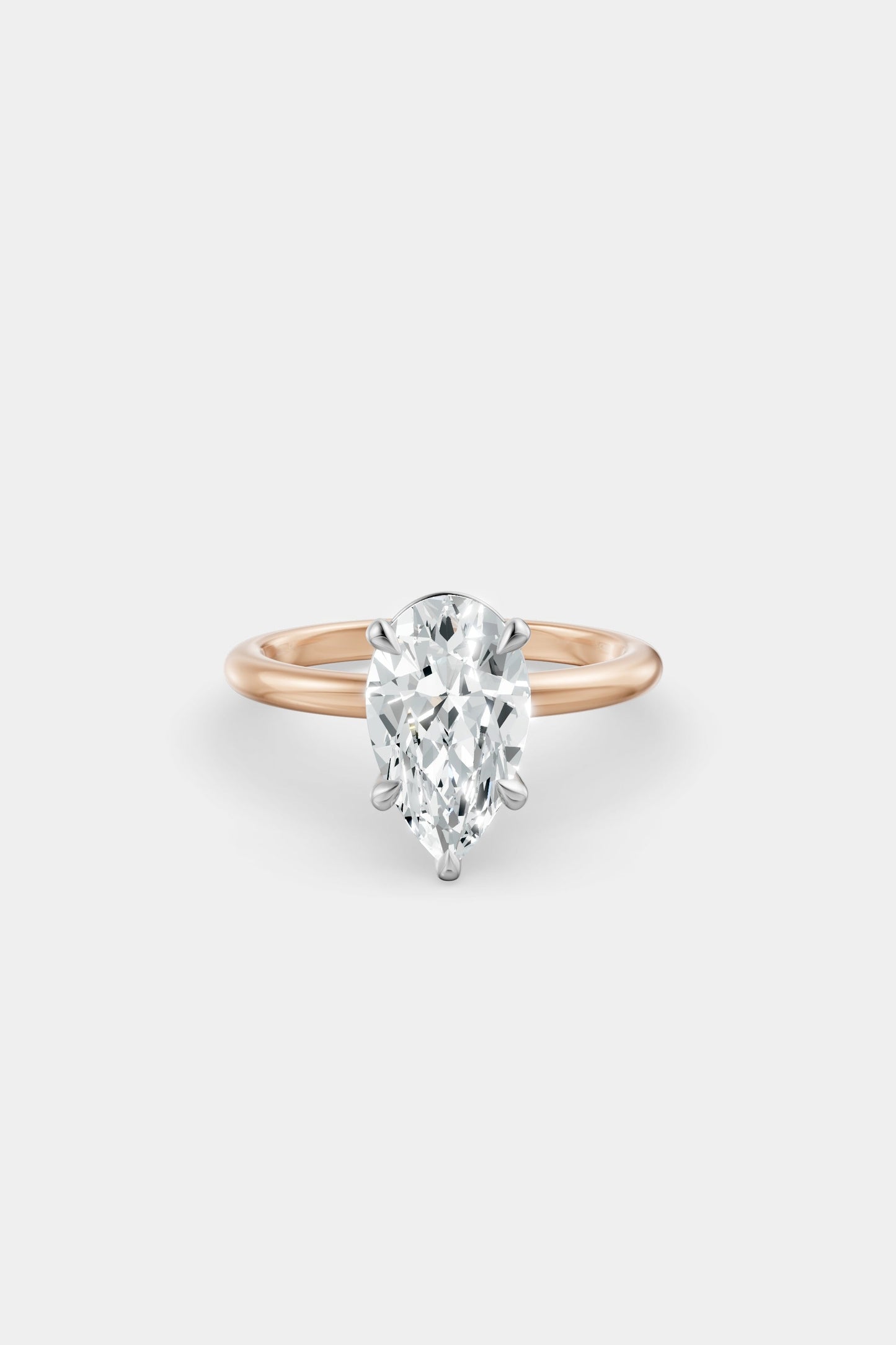 Diamond Solitaire Ring | Traditional Band