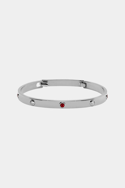 Ruby Tallows Bangle | White Gold