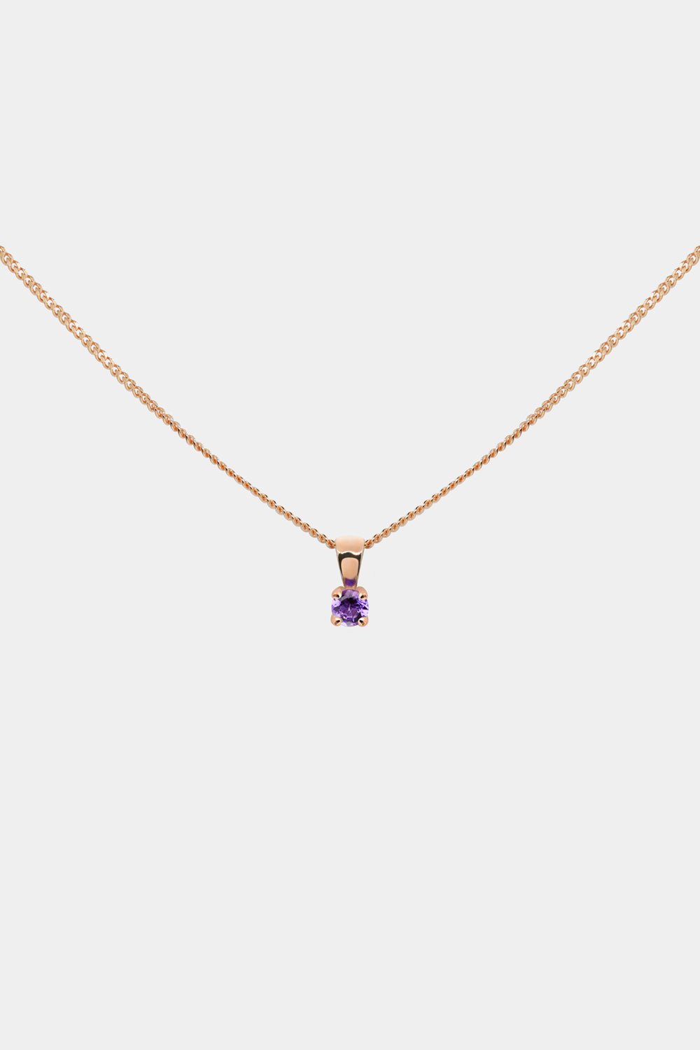 Birthstone Pendant | 9K Rose Gold
