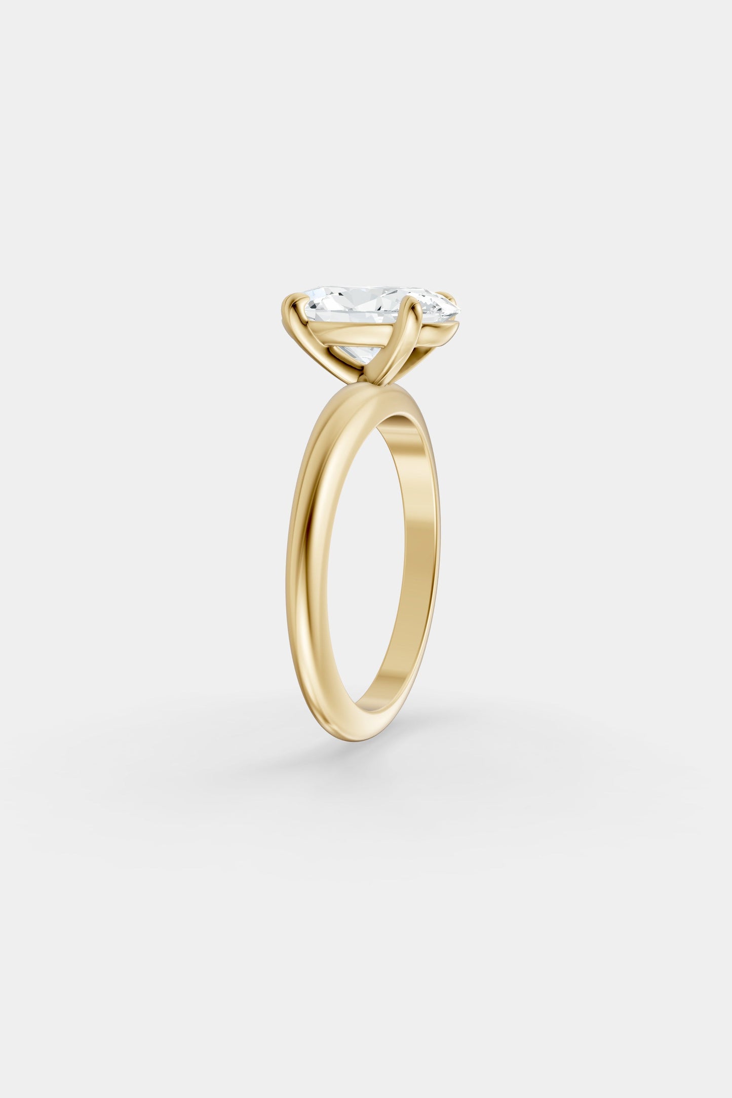 Diamond Solitaire Ring | Heidi Band