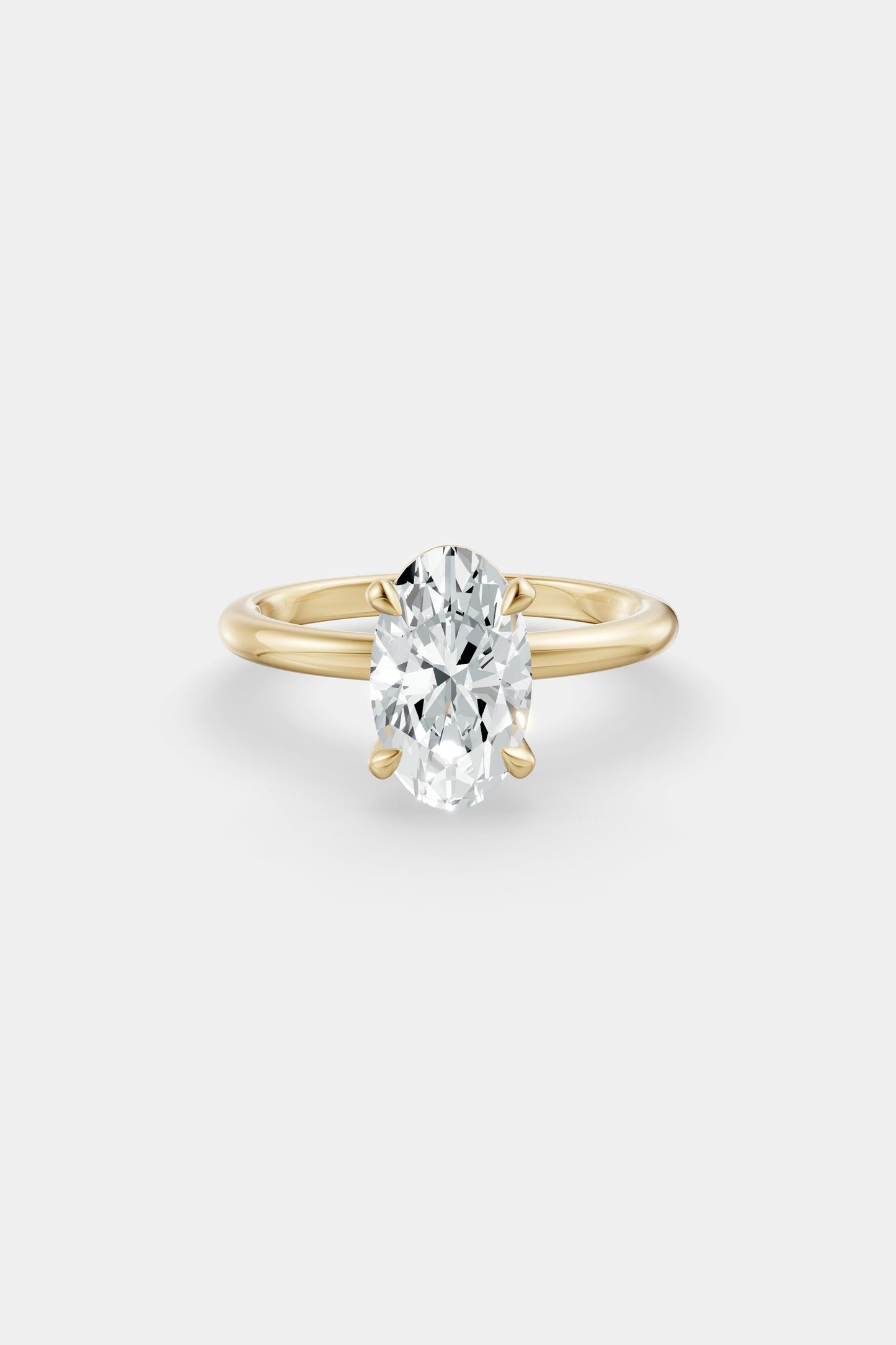 Diamond Solitaire Ring | Piccolo Band