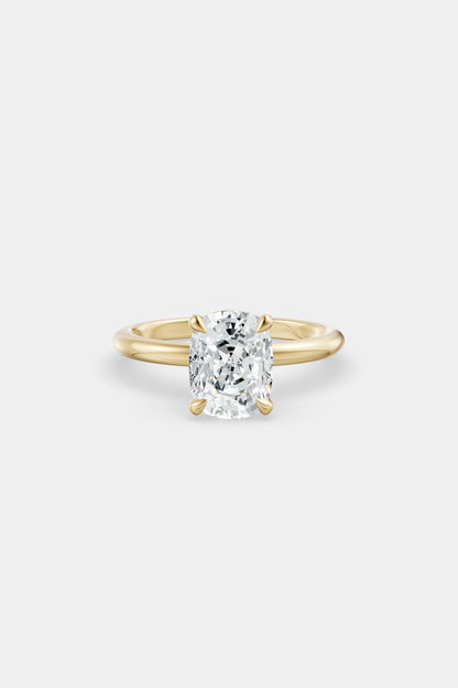 Diamond Solitaire Ring | Traditional Band