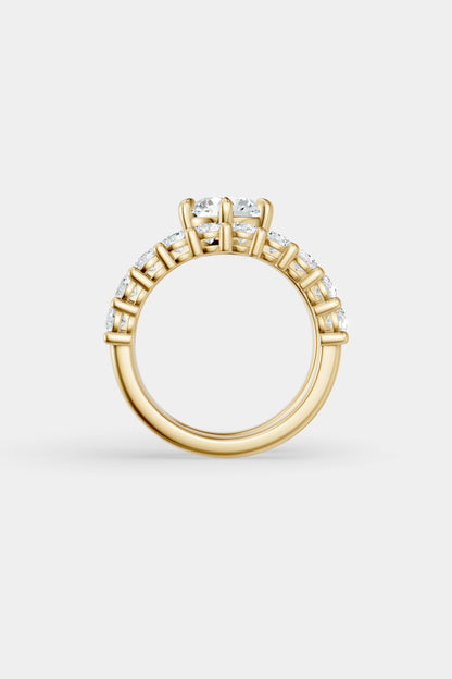 Double Band Diamond Ring | 0.10ct Diamond Band