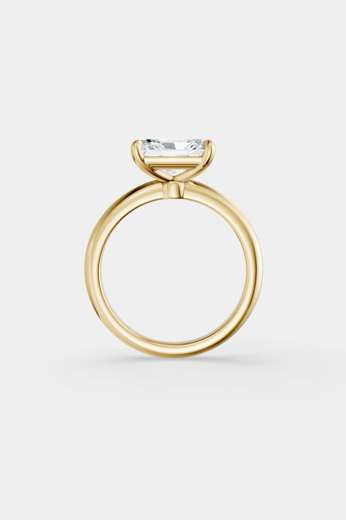 East West Diamond Solitaire Ring | Gwen Band