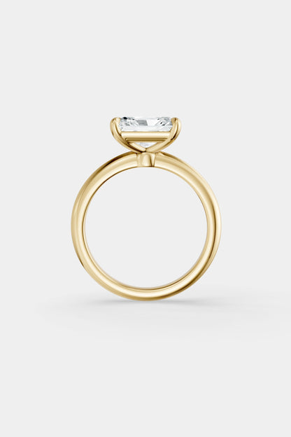 East West Diamond Solitaire Ring | Gwen Band