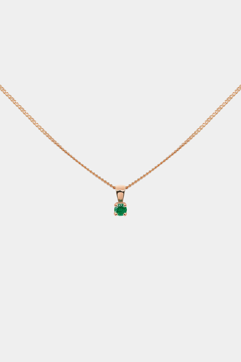 Birthstone Pendant | 9K Rose Gold