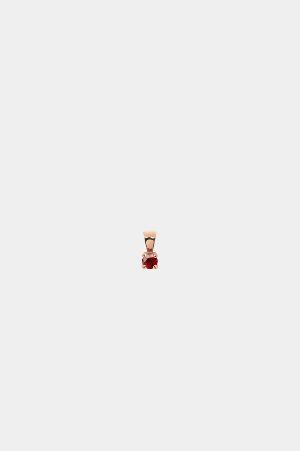 Birthstone Pendant | 9K Rose Gold