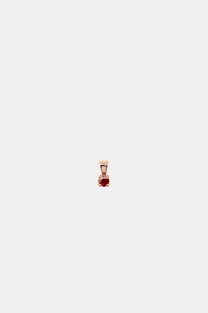 Birthstone Pendant | 9K Rose Gold