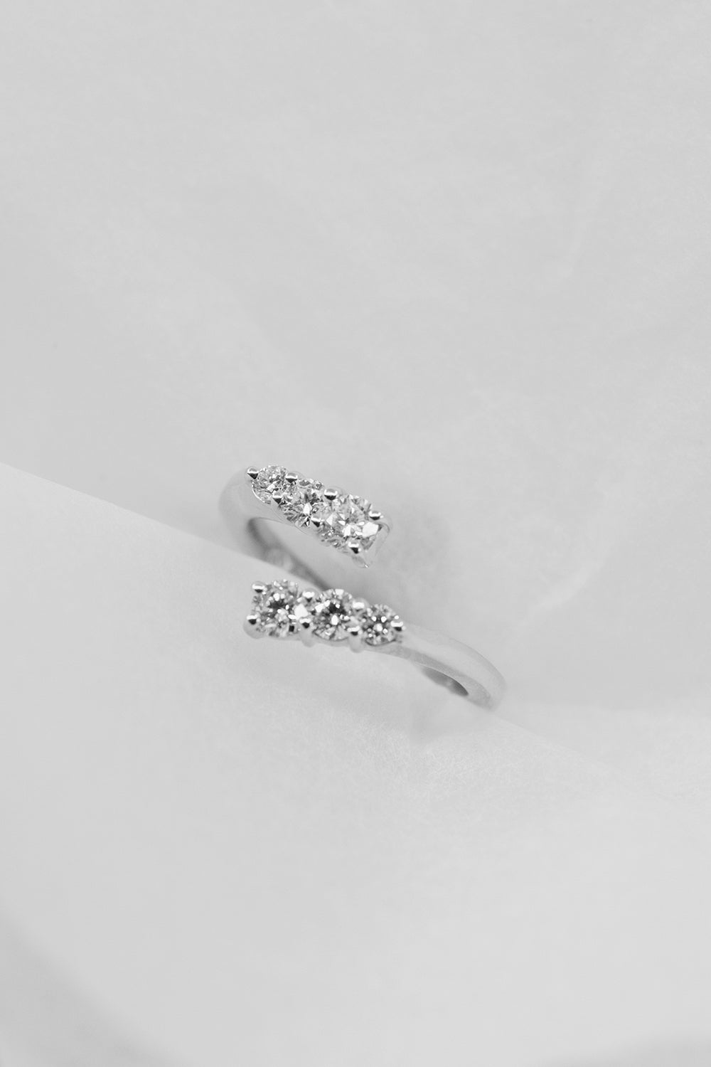Janie Diamond Wrap Ring | White Gold