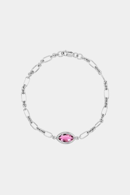 Roma Marquise Gemstone Bracelet | Silver