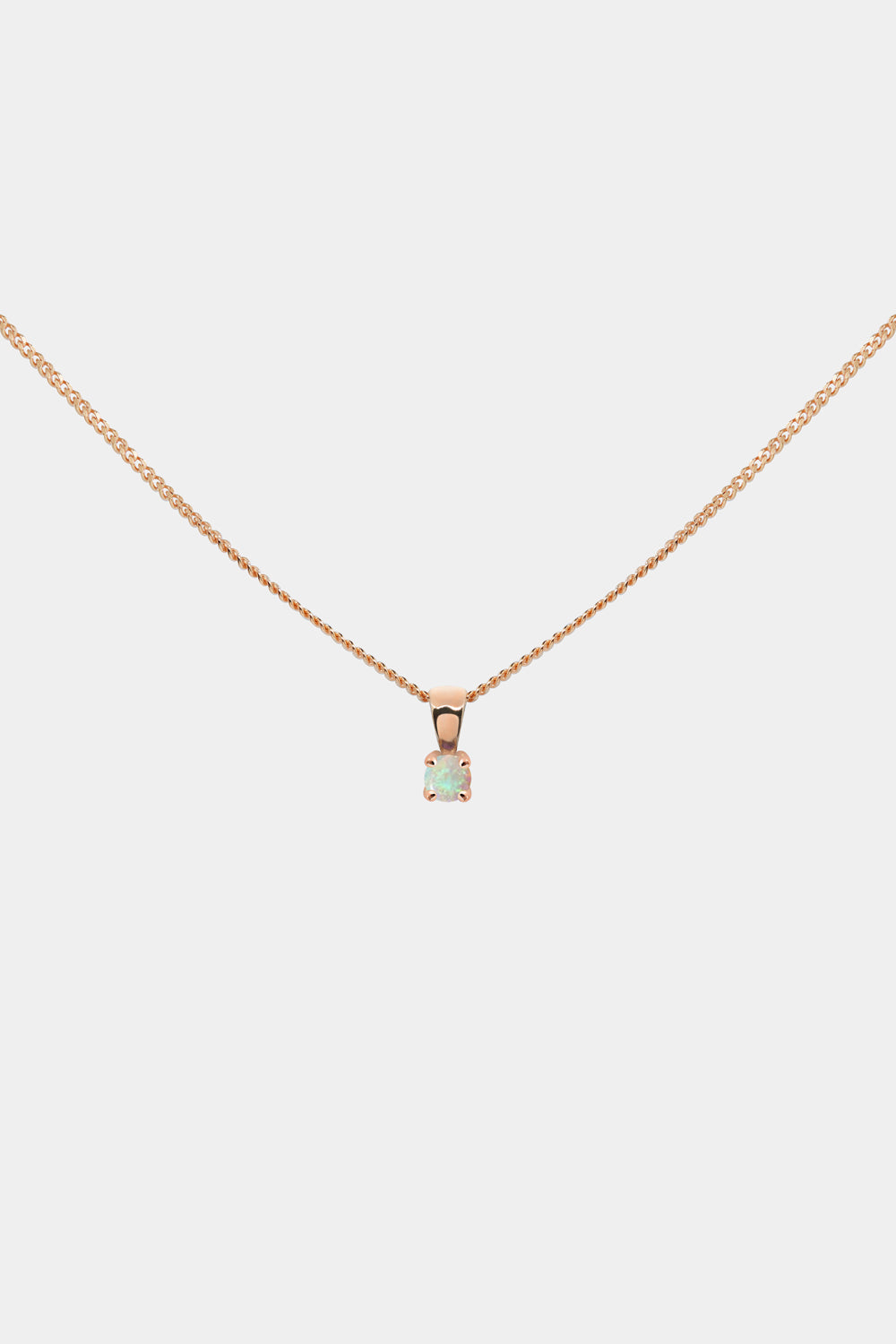 Birthstone Pendant | 9K Rose Gold