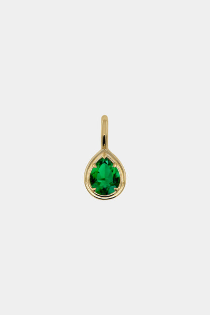 Roma Pear Gemstone Pendant | Yellow Gold