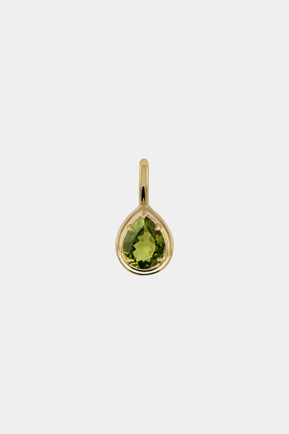 Roma Pear Gemstone Pendant | Yellow Gold