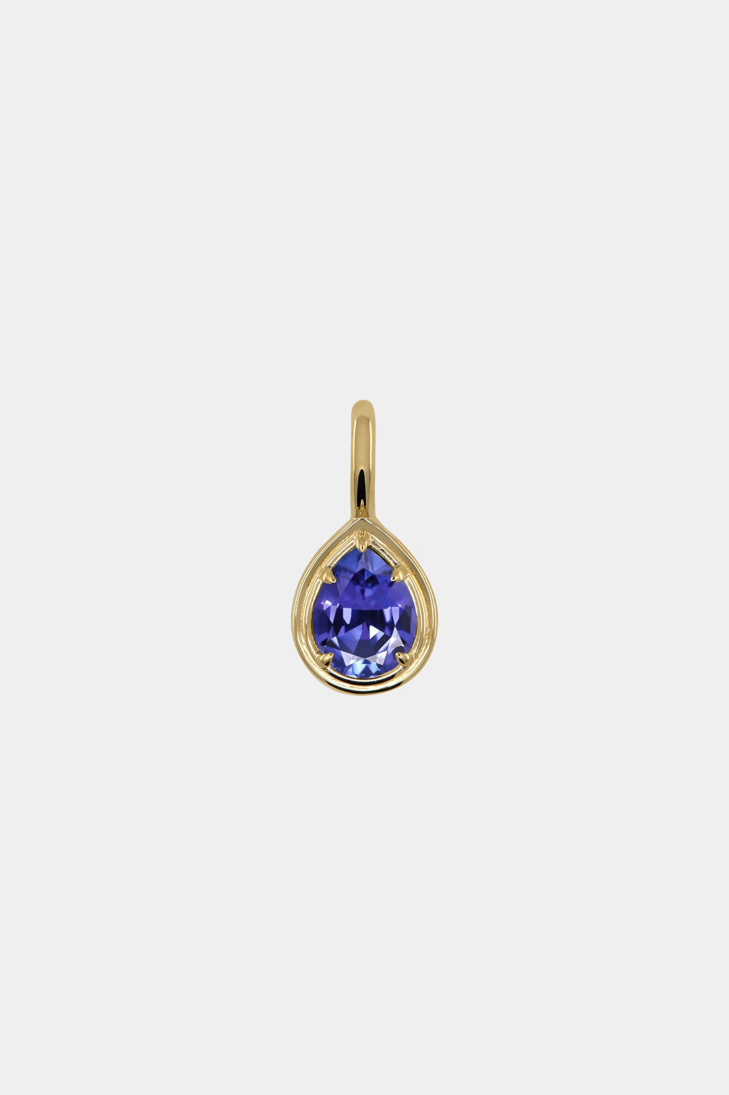 Roma Pear Gemstone Pendant | Yellow Gold