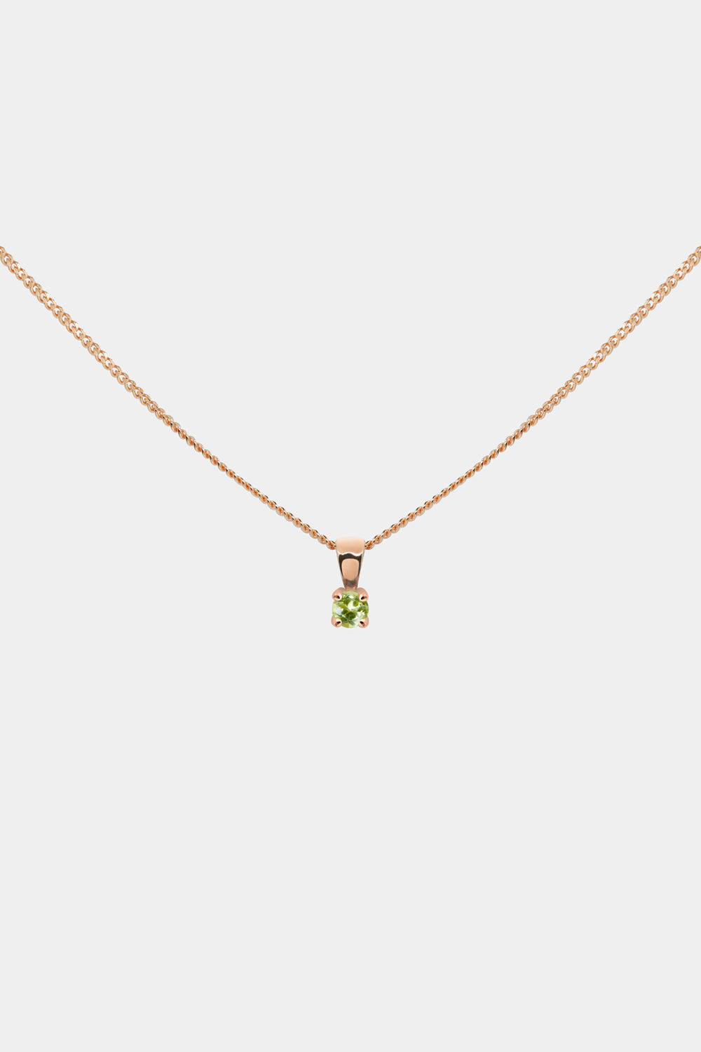 Birthstone Pendant | 9K Rose Gold