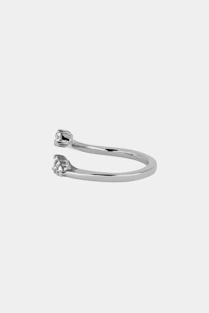 Janie Diamond Wrap Ring | White Gold