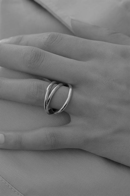 Sascha Triple Band Ring | Silver or 9K Gold