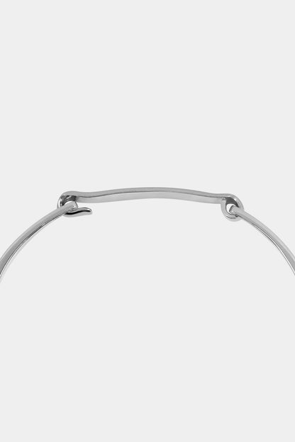 Ruby Tallows Bangle | White Gold