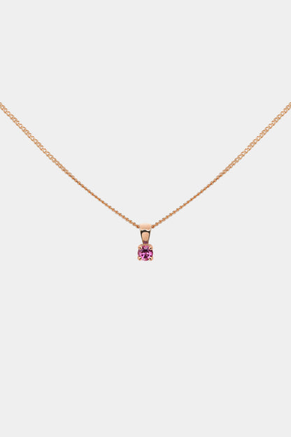 Birthstone Pendant | 9K Rose Gold